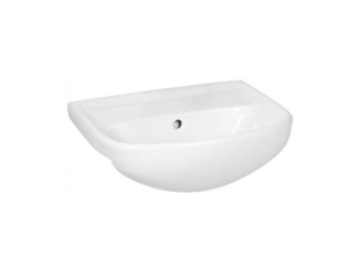 Mosogatók – JIKA Umyvadlo nábytkové Lyra Plus 60x46 cm, bez otvoru, bílé, na skříňku, s přepadem, , H8133830001091