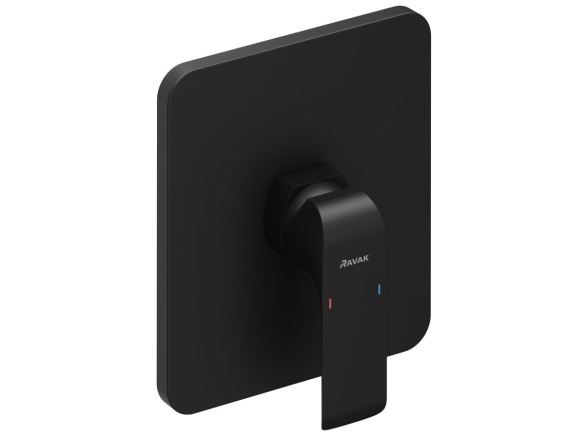 Ravak FL 066.20BLM.O1.RB072 Podomítková baterie 1-cestná bez tělesa, černá matná