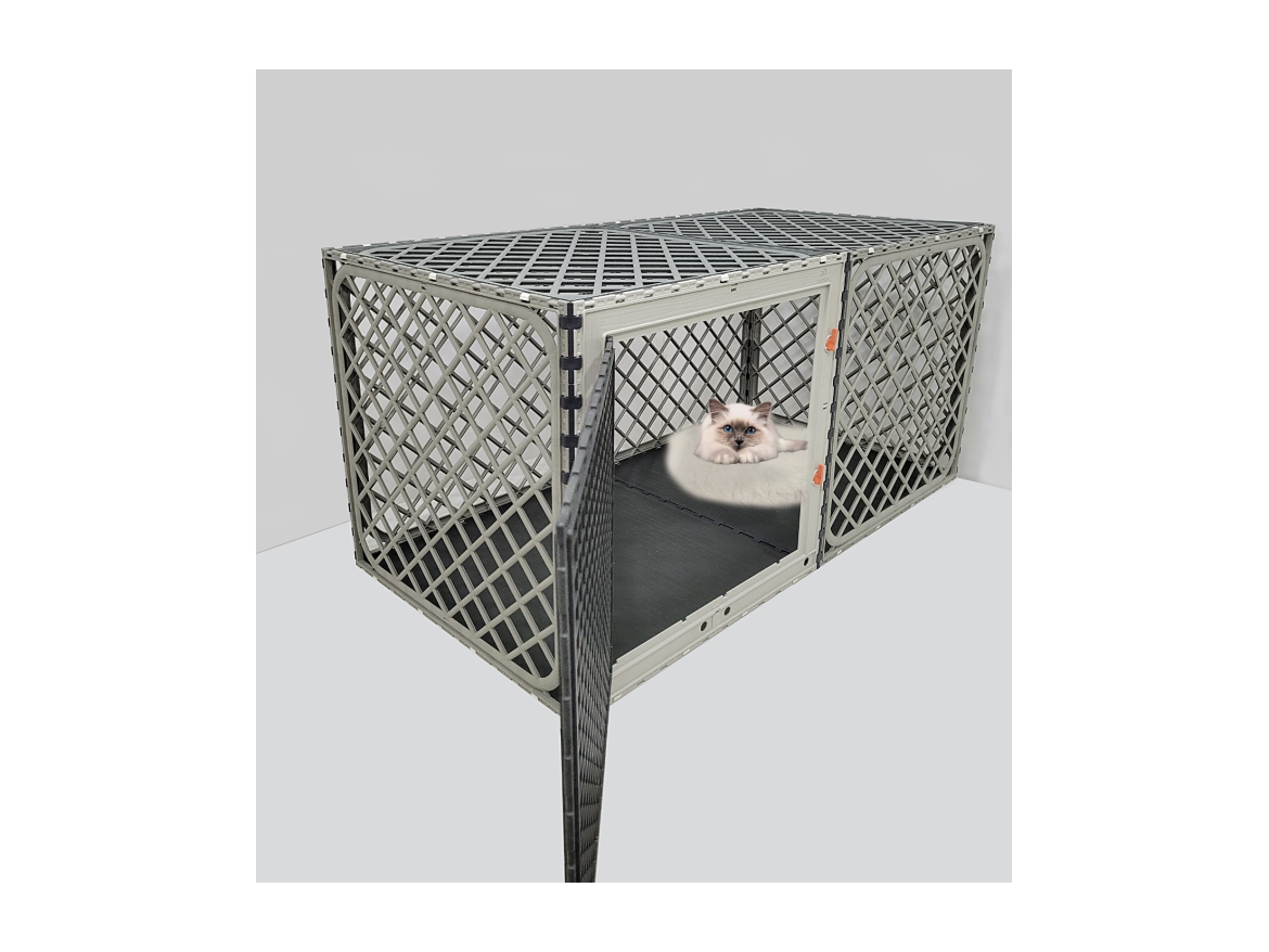 Scobax Ohrádka a klec Leganest 60 x 120 x 60 cm – Flexibilní a bezpečný prostor pro psy, kočky a králíky