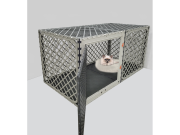 Scobax Ohrádka a klec Leganest 60 x 120 x 60 cm – Flexibilní a bezpečný prostor pro psy, kočky a králíky