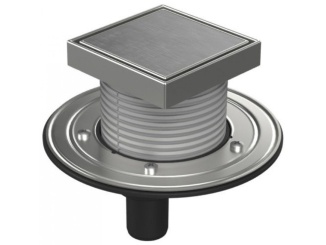 Technická sanita –  Chuděj PVSU 40 (univerzální) 125 x 125 mm, acél, Acél, K3, Igen