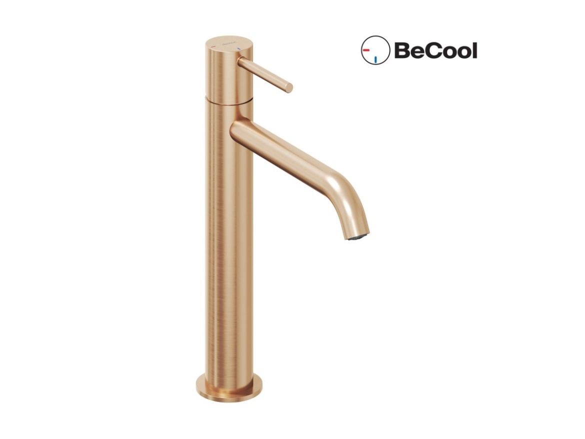 Ravak ES 014.11WV Umyvadlová stojánková baterie BeCool 250 mm bez výpusti, White Velvet