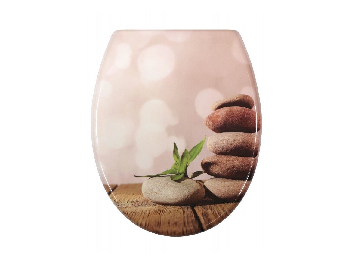 WC sedátka, záchodová prkna Schütte STONE PYRAMID| Duroplast, Soft Close