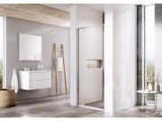 Ravak PDOP1 90, lesk+transparent