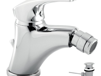 Vodovodní baterie – Novaservis Bidetová baterie Metalia 57, chrom, stojánková, s výpustí, 57011,0