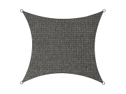 Stínící plachta ISEO čtvercová antracitová 3,6x3,6m