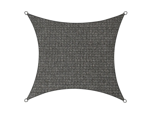 Stínící plachta ISEO čtvercová antracitová 3,6x3,6m