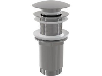 Výpusti –  Alcadrain Umyvadlová výpusť 5/4", chrom, click-clack, velká zátka,  A395