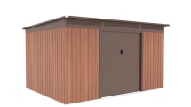 Lemezből készült kerti ház G21 GRAH 915 - 340 x 269 cm, hnědý