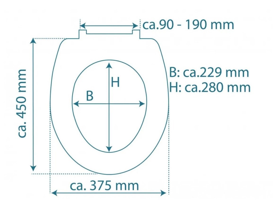 WC sedátka, záchodová prkna Schütte ROMANTIC | Duroplast, Soft Close