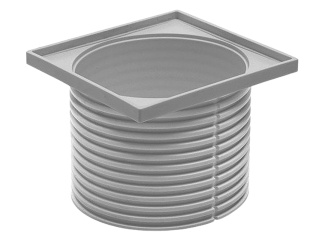 Příslušenství pro Vpusť Chuděj PVS 50 L plast, Labyrinth, K3