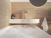 Ravak Umývadlo ARC 83/43 L, s otvorom pre batériu, bez prepadu