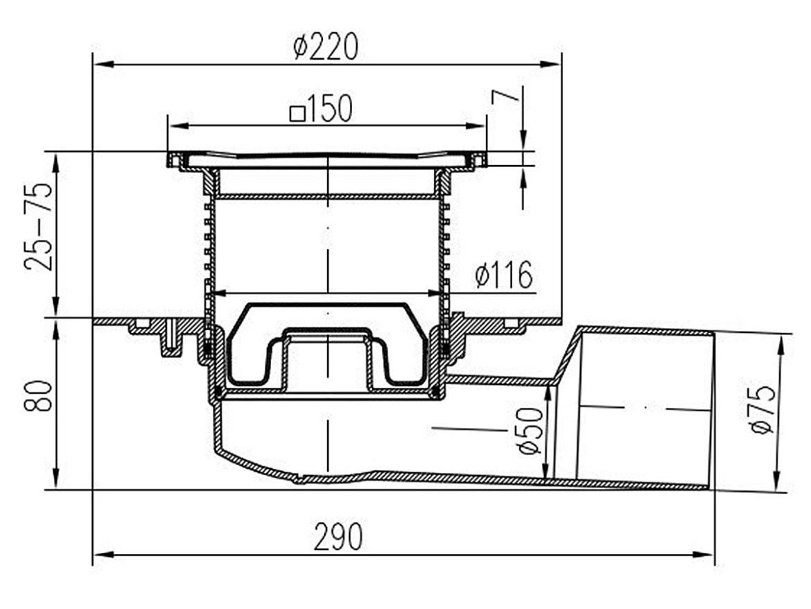 Chuděj Neptun PVBU 50/75 (univerzální)