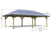 Prístrešok na auto Karibu Kirn