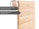 Finská sauna Karibu Fassauna 2