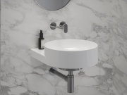 Ravak EL 019.10WV.O1.RB07B Umyvadlová podomítková baterie bez tělesa, White Velvet