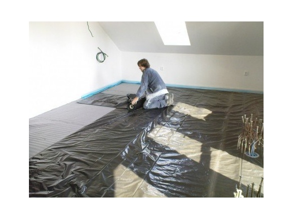 Covernit Stavební fólie PE 0,1 mm rukáv