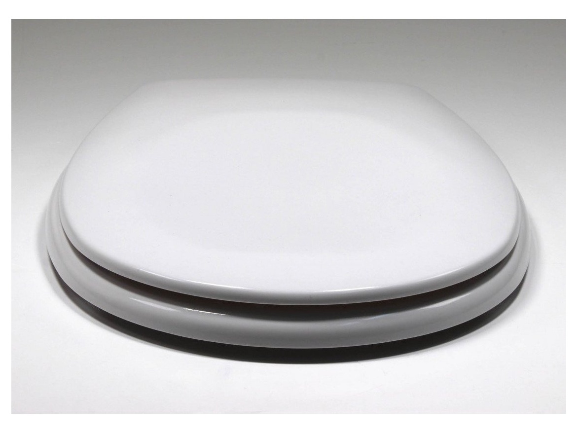 WC sedátka, záchodová prkna Schütte BÍLÉ | Duroplast, bez Soft Close