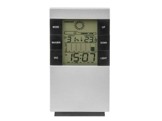 Üveg –  Bradas Vnitřní 6funkční meteorologická stanice Bradas WHITE LINE