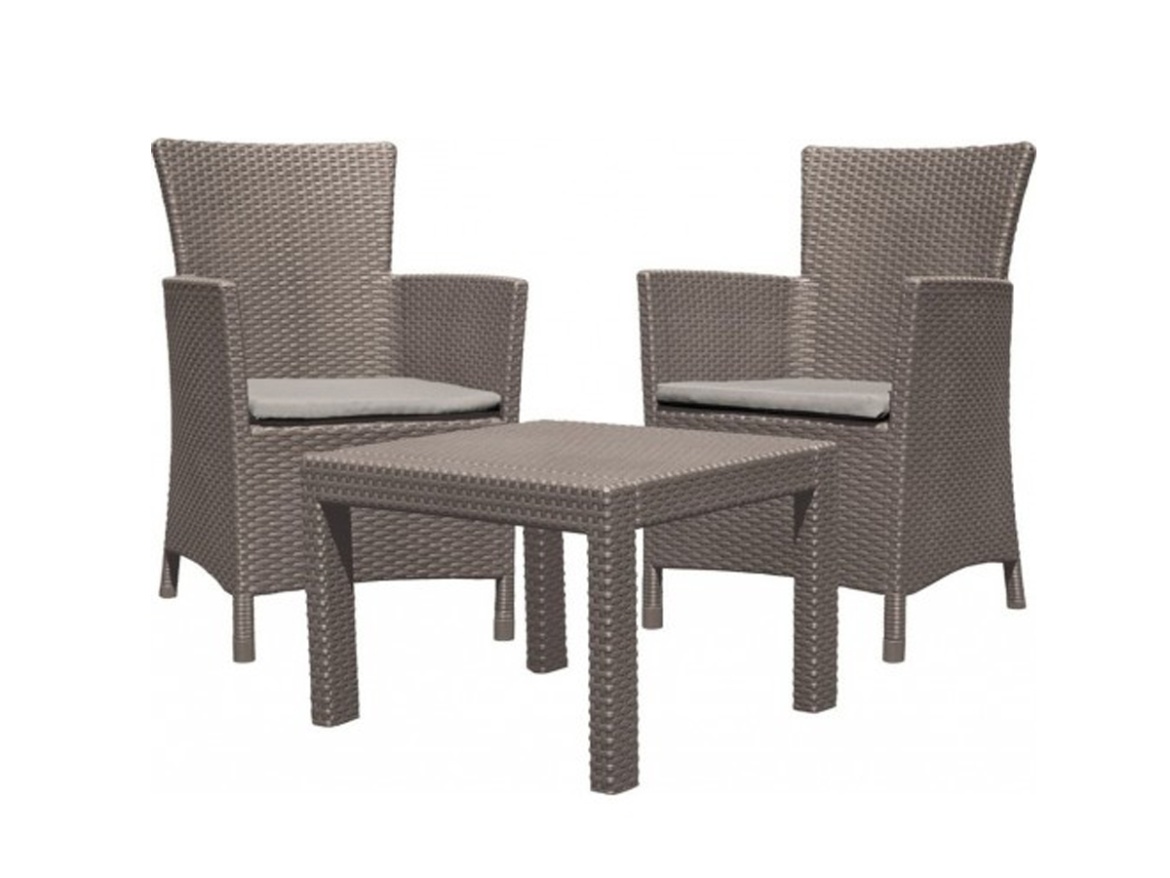 Keter Balkónový set Allibert Rosario - cappuccino