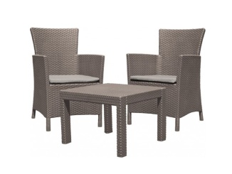 Zahrada –  Keter Balkónový set Allibert Rosario - cappuccino