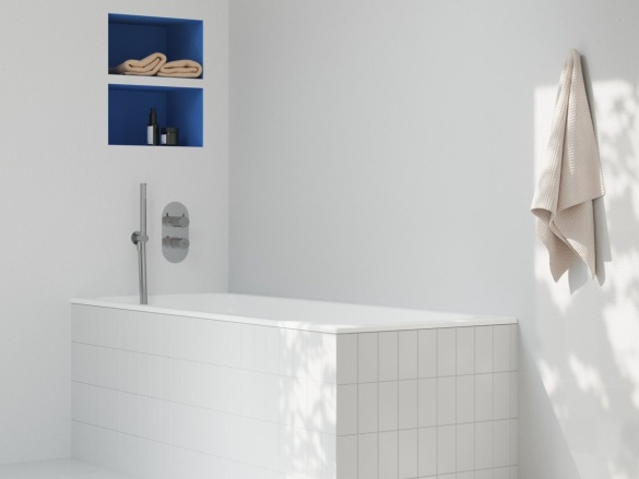 Ravak ES 063.60RGB.O2.RB07C Termostatická podomítková baterie 2-cestná bez tělesa, Rose Gold Brushed