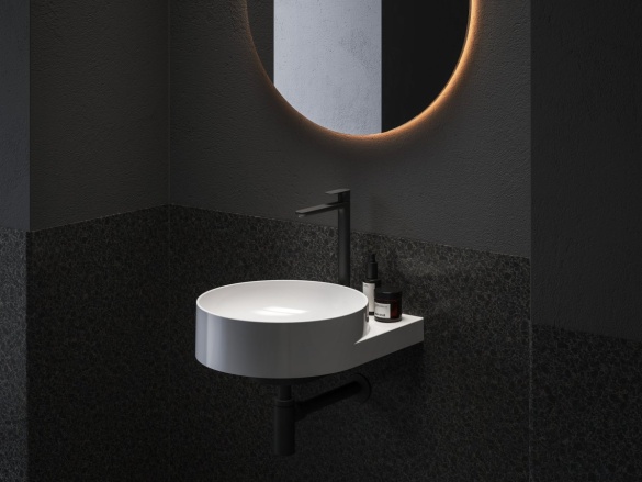 Ravak EL 015.10WV Umyvadlová stojánková baterie 335 mm bez výpusti, White Velvet