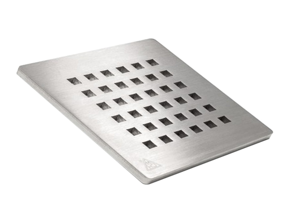 Chuděj ND-Mřížka Nerez pro nástavec 125 × 125 mm