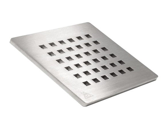 Chuděj ND-Mřížka Nerez pro nástavec 125 × 125 mm