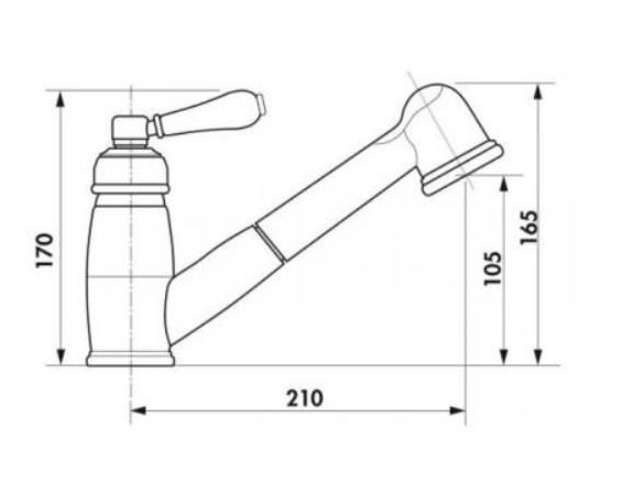 Kuchyňské baterie Luisina Chambord Lionor