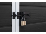 Keter Zahradní domek Keter Essential Shed 6x4 - 112 × 184 × 195 cm - tmavě šedý/černý