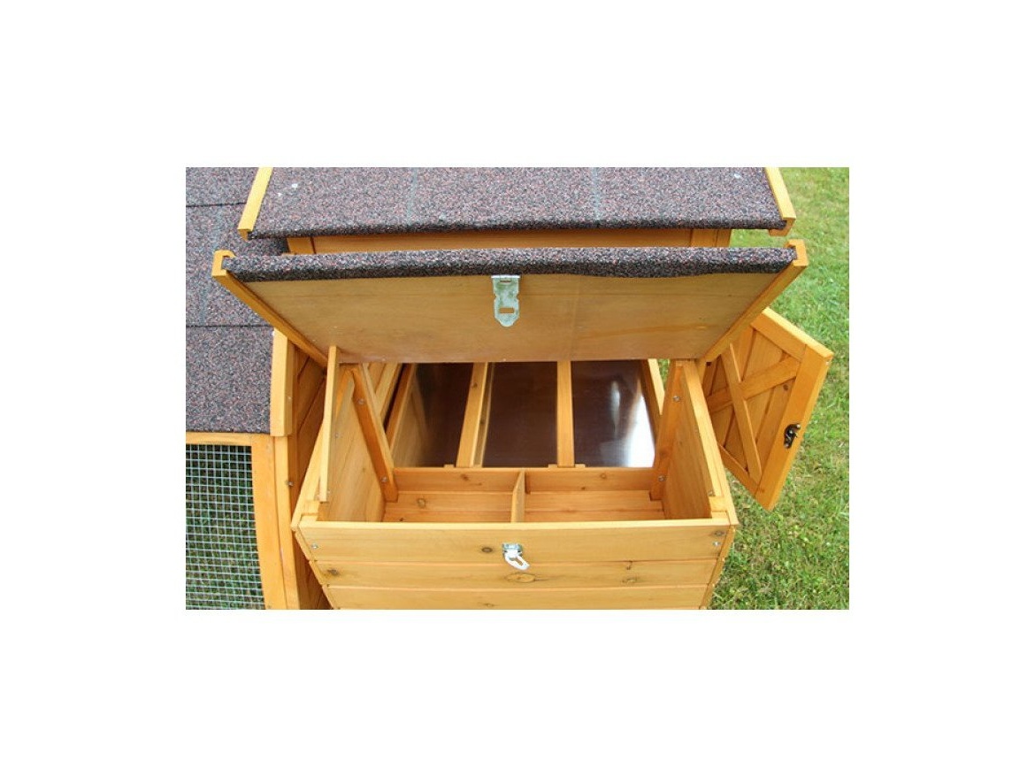 Kurník Scobax Dřevěný kurník OSLO, 1630x1550x860 mm