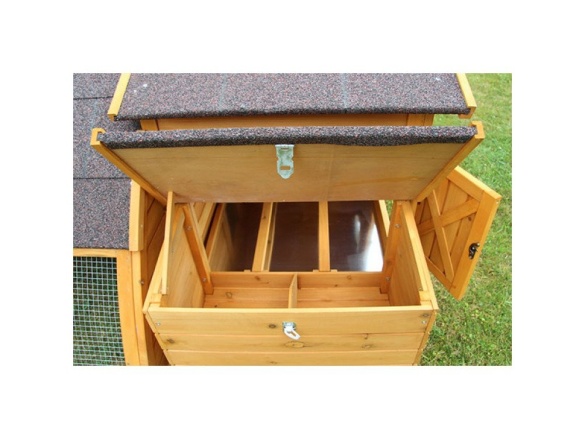 Kurník Scobax Dřevěný kurník OSLO, 1630x1550x860 mm