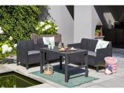 Keter Zahradní stůl Keter Lyon - 116 x 71 x 40 – 65 cm - grafitový