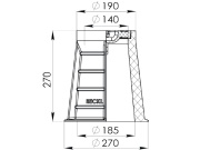 Šupátkový poklop Heckl Plastus