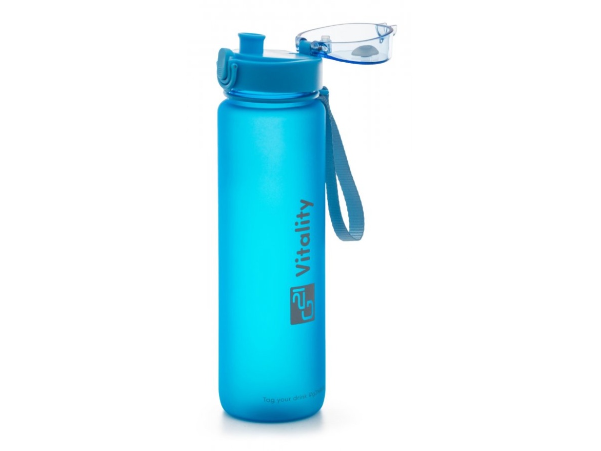 G21 Láhev  na pití, 1000 ml, modrá-zmrzlá