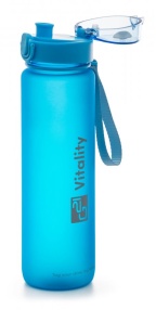 G21 Láhev  na pití, 1000 ml, modrá-zmrzlá
