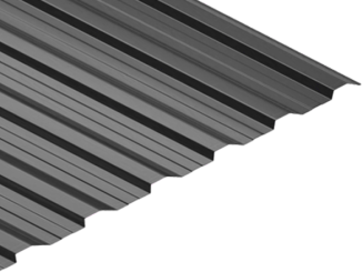 Maloformát –  Trapézový plech T35 0,45 mm RAL 7024 (grafitová)