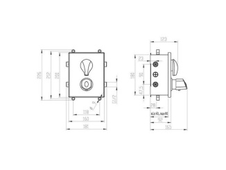Vodovodní baterie – Novaservis Sprchová sada podomítková termostatická ECO + CHROM, , SADAECO52RT