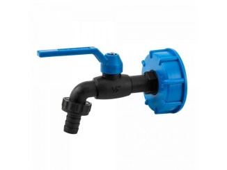 Fóliafák –  Bradas IBC sada S60x6 baterie BLACK RAVEN nylon GZ 2x1/2" pro 5/8" hadici