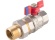 Novaservis Kulový kohout MF 3/4", se šroubením, motýl, voda,  KFPS2