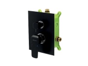 Novaservis Sprchová baterie Nobless Tina, černý, podomítková, bez příslušenství,  BOX38051R,5