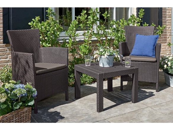 Keter Balkónový set Allibert Rosario - cappuccino