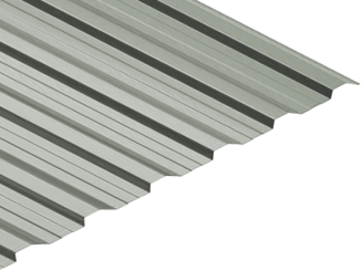 Maloformát –  Trapézový plech T35 0,45 mm RAL 9002 (šedobiela)