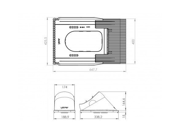 Vilpe Univerzální průchodový prvek Unitile