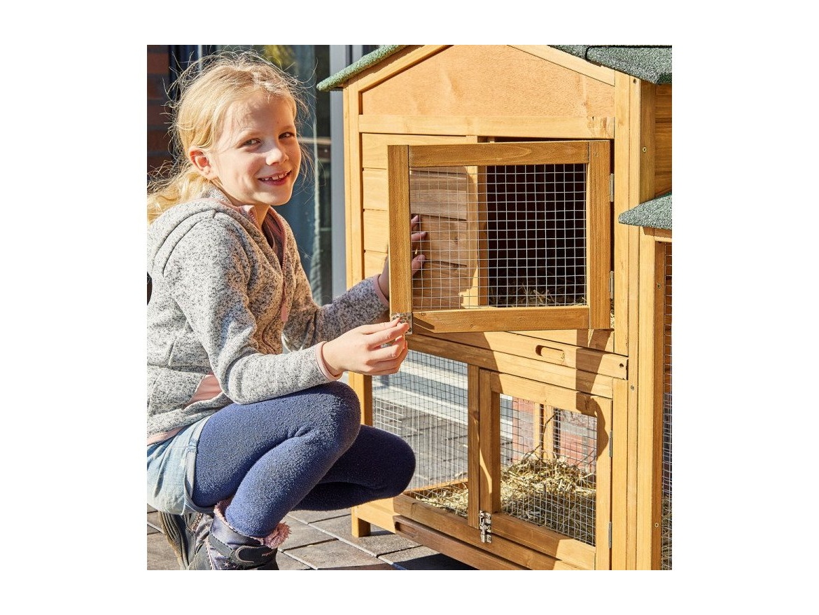 Drevená králikáreň Scobax Deny