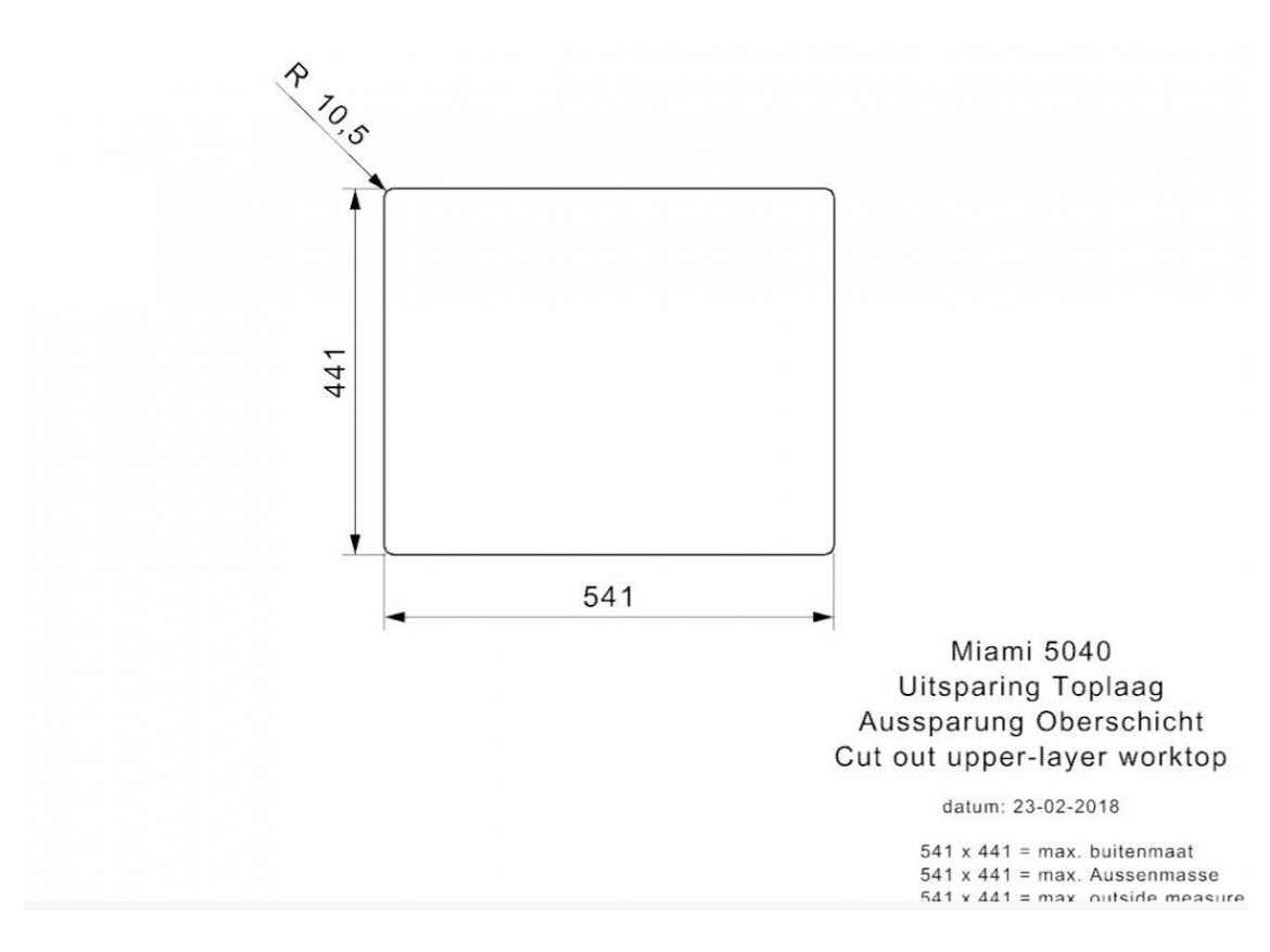 Kuchyňské dřezy Reginox SET Miami 500 Gold + baterie Cano + příslušenství