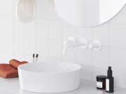 Ravak ES 019.10WV.O1 Umyvadlová podomítková baterie s tělesem, White Velvet