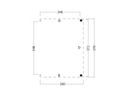 Wood flatroof extension Kiruna