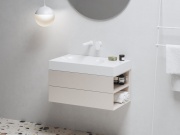 Ravak Umyvadlo Lite 80/60 P, bez otvoru pro baterii, bez přepadu